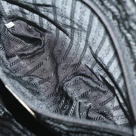 PRADA Hand Bag Nylon Gray - Picture 11 of 16